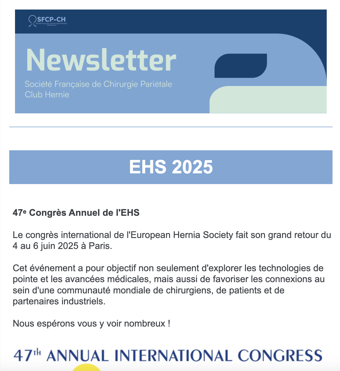 Newsletter Mai 2024