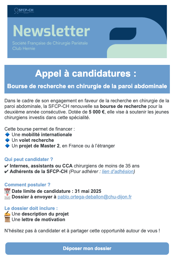 Newsletter Mai 2024